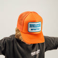 Kids 'Blue Barrel’ Foam Trucker Hat - Orange